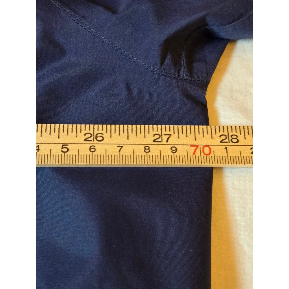 Men's Reversible Short Sleeve Golf Pullover Jacket‎ Blue Green Sz L